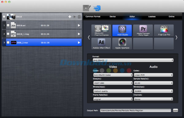 Pavtube Media Magician cho Mac