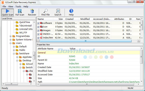 321Soft Data Recovery Express