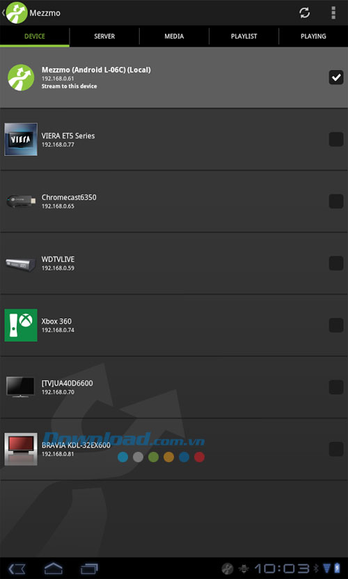 Mezzmo for Android