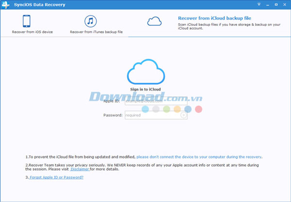 SynciOS Data Recovery