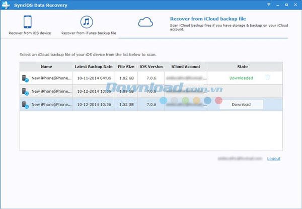SynciOS Data Recovery