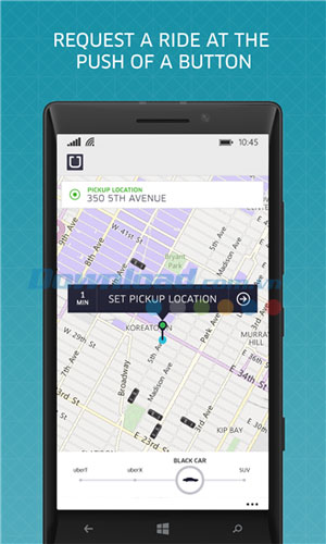 Uber cho Windows Phone