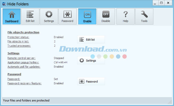 Hide Folders