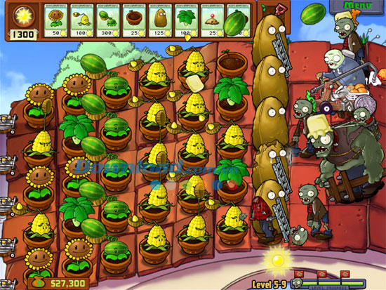 Plants vs. Zombies: Game chiến thuật phòng thủ tháp kinh điển, hài hước, đầy thử thách và giải trí. https://st.download.com.vn/data/image/2015/01/23/Plants-vs-Zombies-1.jpg