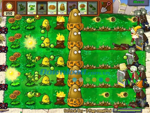 Game chiến thuật Plants vs Zombies - Hoa quả nổi giận