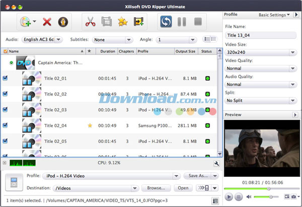 Xilisoft Media Toolkit Ultimate cho Mac