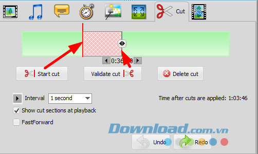 Cắt đoạn âm thanh ConvertXtoHD