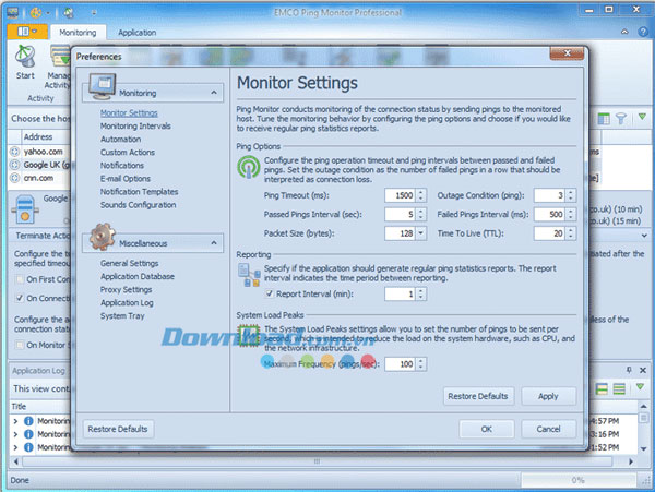 EMCO Ping Monitor