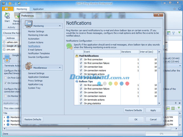 EMCO Ping Monitor