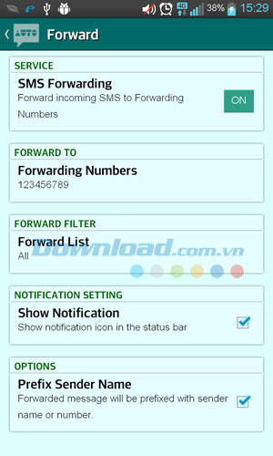 Auto SMS