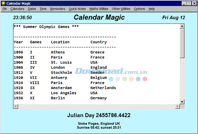 Calendar Magic