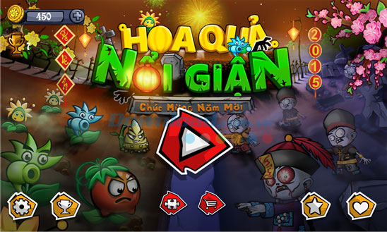 Hoa quả nổi giận