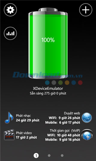 Battery for Windows phone