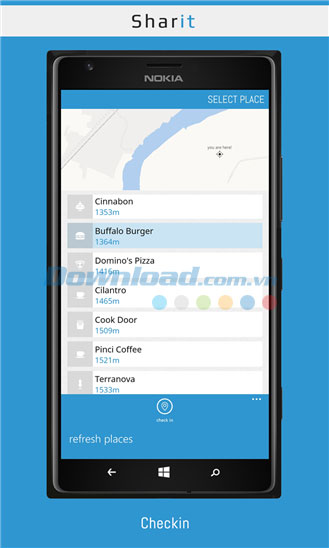 sharit for windows phone