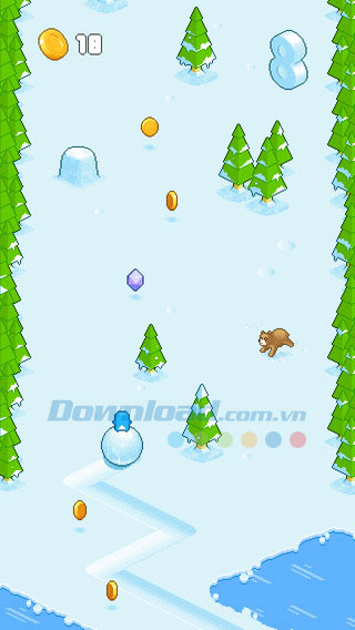 Snow Roll cho iOS
