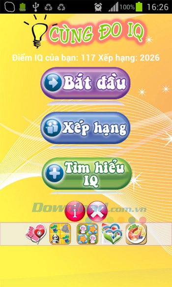 Kiểm tra IQ cho Android