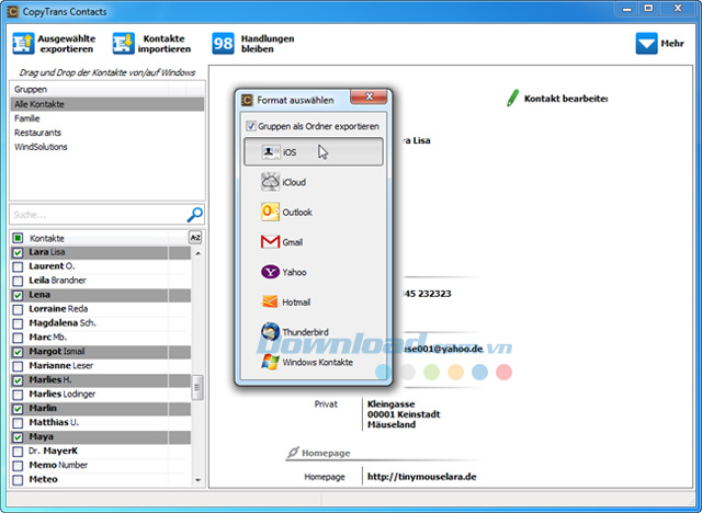 CopyTrans Contacts