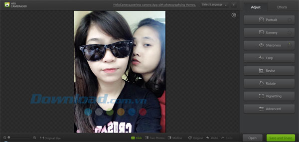 Camera360 for web