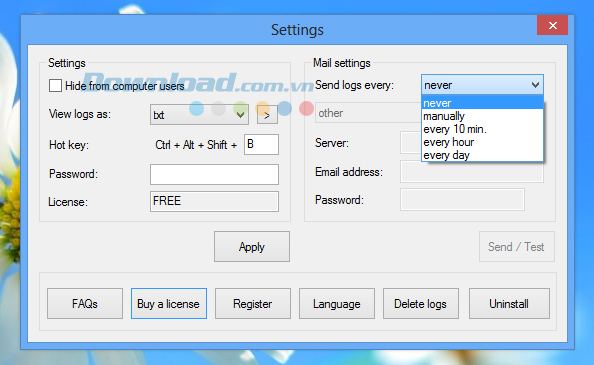 BestKey Keylogger