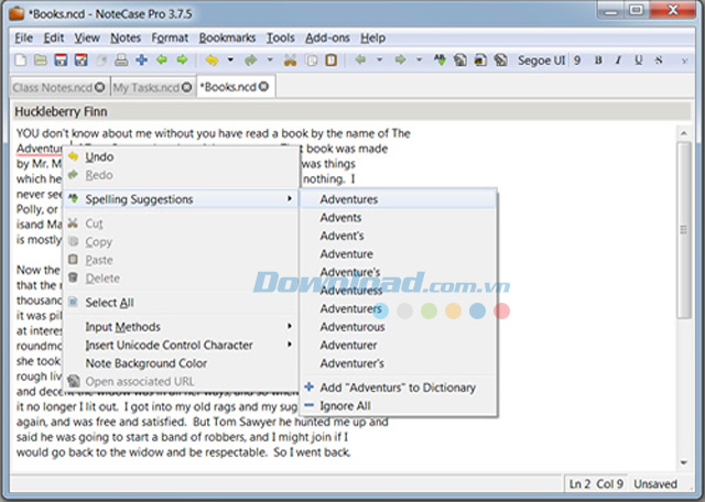 NoteCase Pro