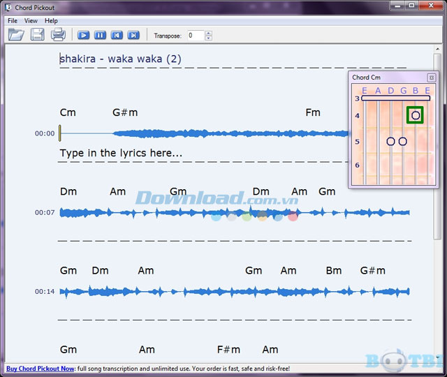 Chord Pickout 