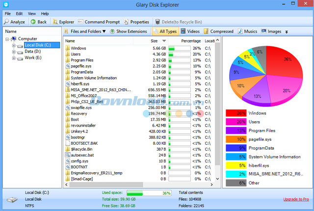 Glary Disk Explorer