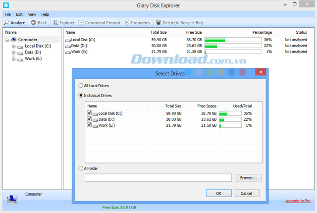 Glary Disk Explorer
