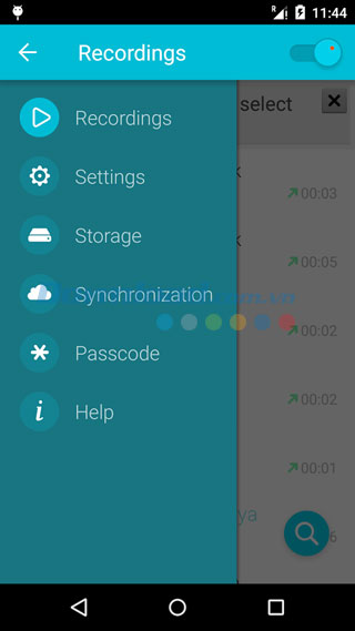 Ứng dụng ghi âm cuộc gọi trên Android Call Recorder cho Android