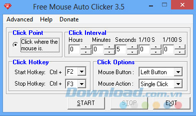 Free Mouse Auto Clicker