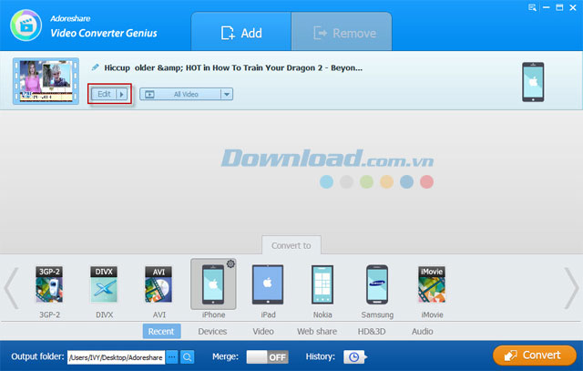 Adoreshare Video Converter Genius