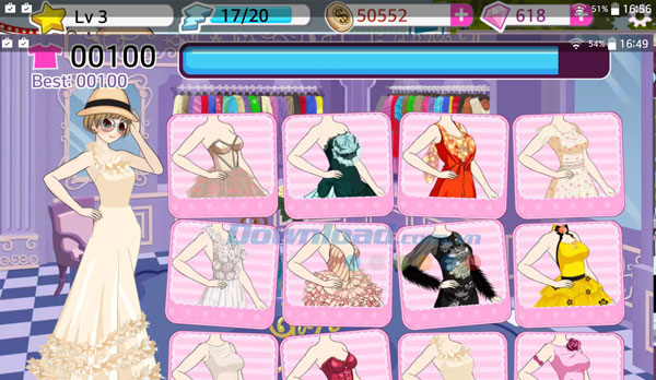 Chơi mini game tìm trang phục