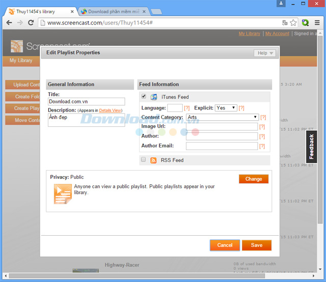 Screencast