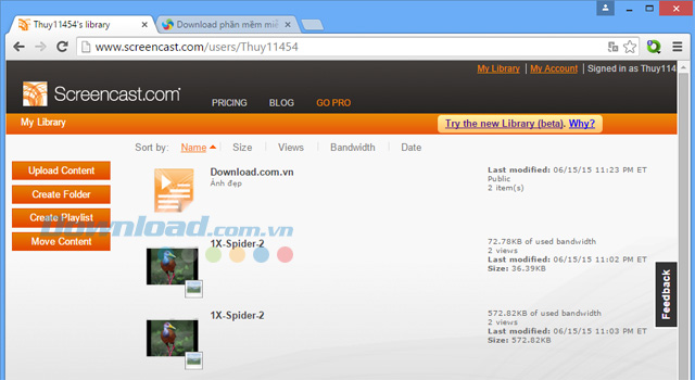 Screencast