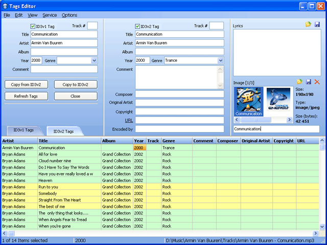 Audio Catalog