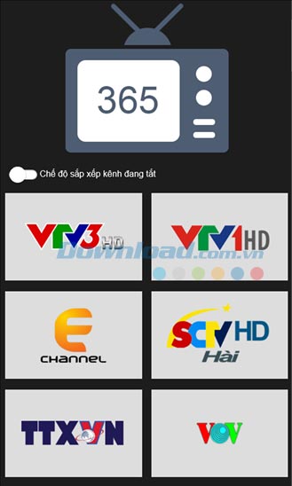TV HD 365 cho Windows Phone