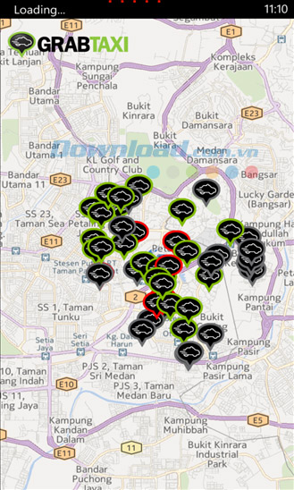 GrabTaxi cho Windows Phone