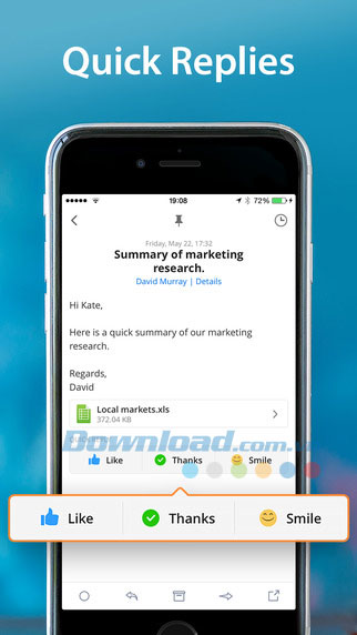 Phản hồi thư nhanh