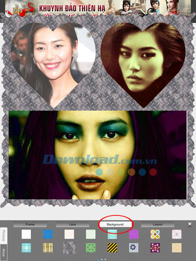 Thay đổi hình nền