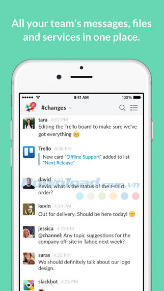 Slack cho iOS
