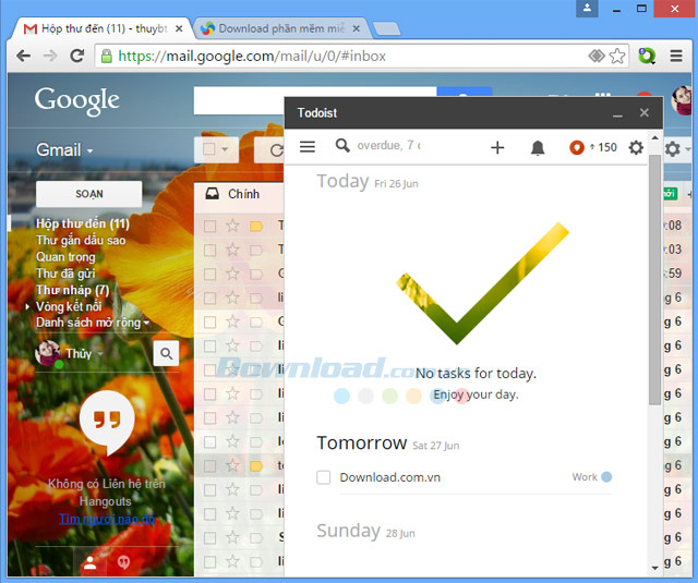 Todoist cho email