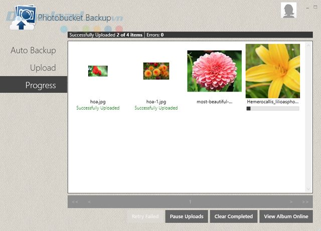 Photobucket Backup