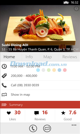 Foody cho Windows Phone