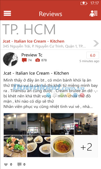 Foody cho Windows Phone
