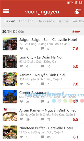 Foody cho Windows Phone