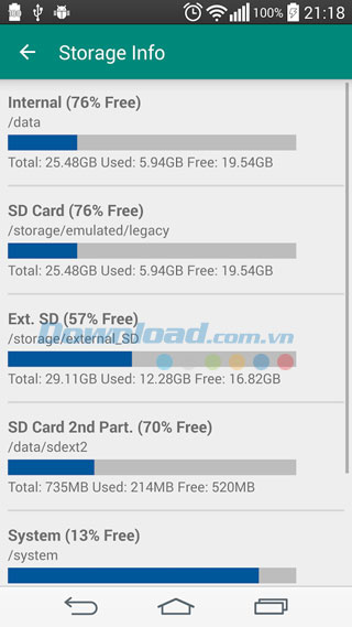 Quản lý ứng dụng hiệu quả Link2Sd cho Android