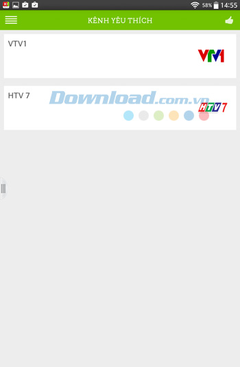 Xem Tivi Platium cho Android