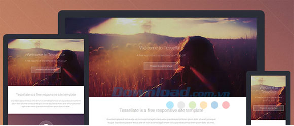 Template HTML5 Tessellate HTML5 UP