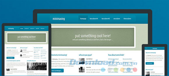 Download template HTML5 Minimaxing HTML5 UP