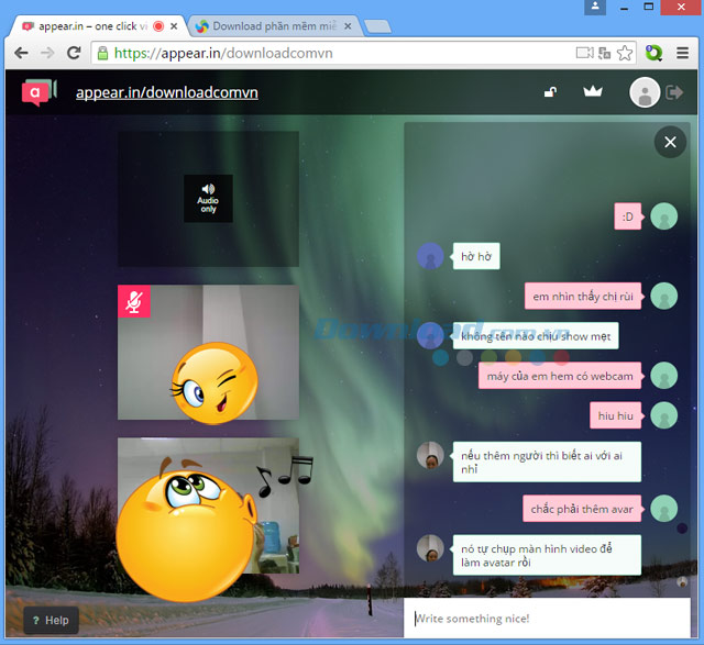 Appear trên web