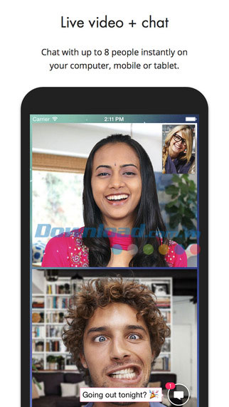 appear.in cho iOS